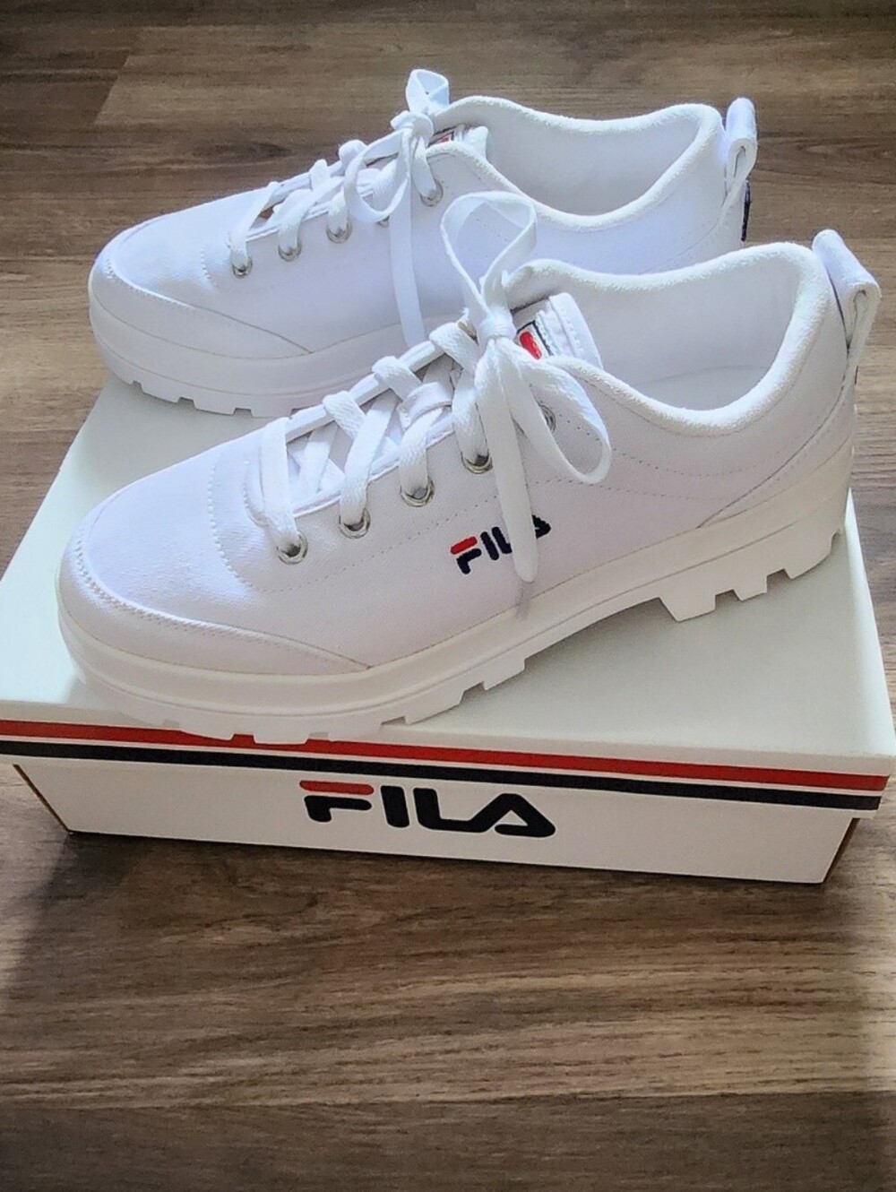 Fila Platform Sneakers White